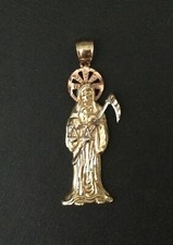 Colgante 10k Color Santa Muerte Dama de la Santa Muerte Dije