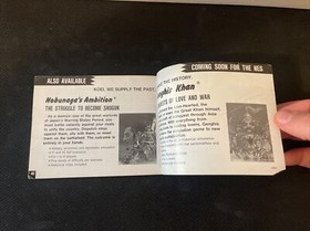 Romance Of The Three Kingdoms NES Manual Only ~~Phoenix Comics NW~~