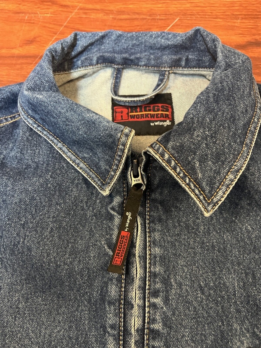 RIGGS WORKWEAR by Wrangler デニム ジャケット XL Vintage Wrangler Denim Jacket XL Riggs Workwear 90s