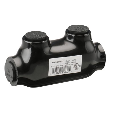 Wengart Insulated Inline Splice Connector,Wire Range 2/0-6 Gauge,7/32'' Slotte...