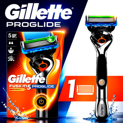 Gillette Fusion ProGlide Powered Men s Razor with Flex Ball Handle Technology