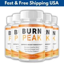 Burn Peak for Advanced Weight Loss, BurnPeak Fat-Burner Formula 5 Pack US