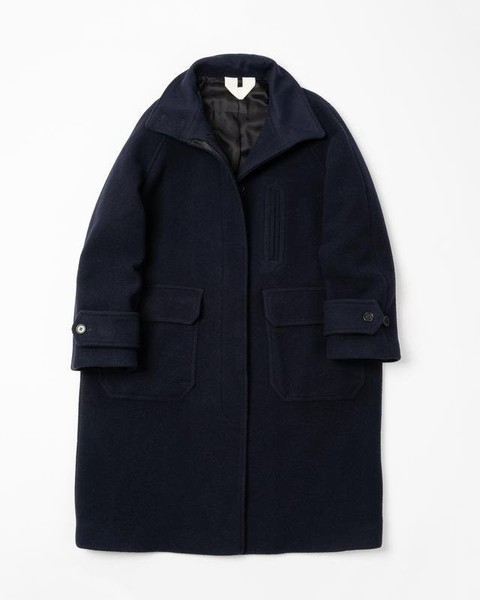 Herren ARKET Mantel Navy Wolle 38 / M / 46