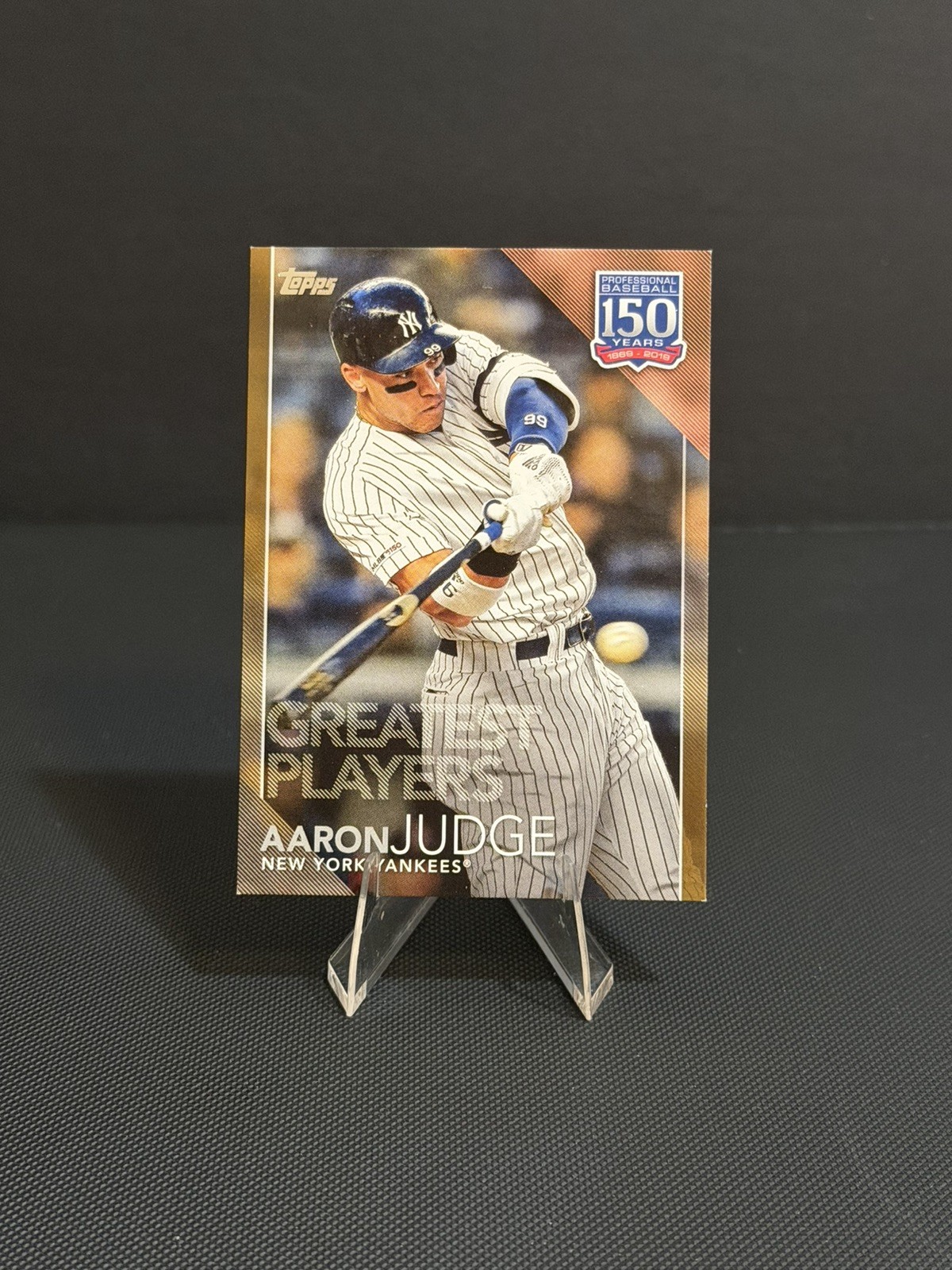 2019 Topps - Greatest Players Aaron Judge #150-3 Yankees Gold /50