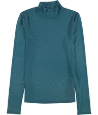 GUESS Womens Sheer Mesh Pullover Blouse