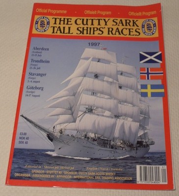 Cutty Sark Tall Ships' Races 1997 Official Programme Aberdeen Trondheim etc.