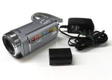 JVC Everio GZ-E220-S Silver Full HD Camcorder w/Battery Adapter