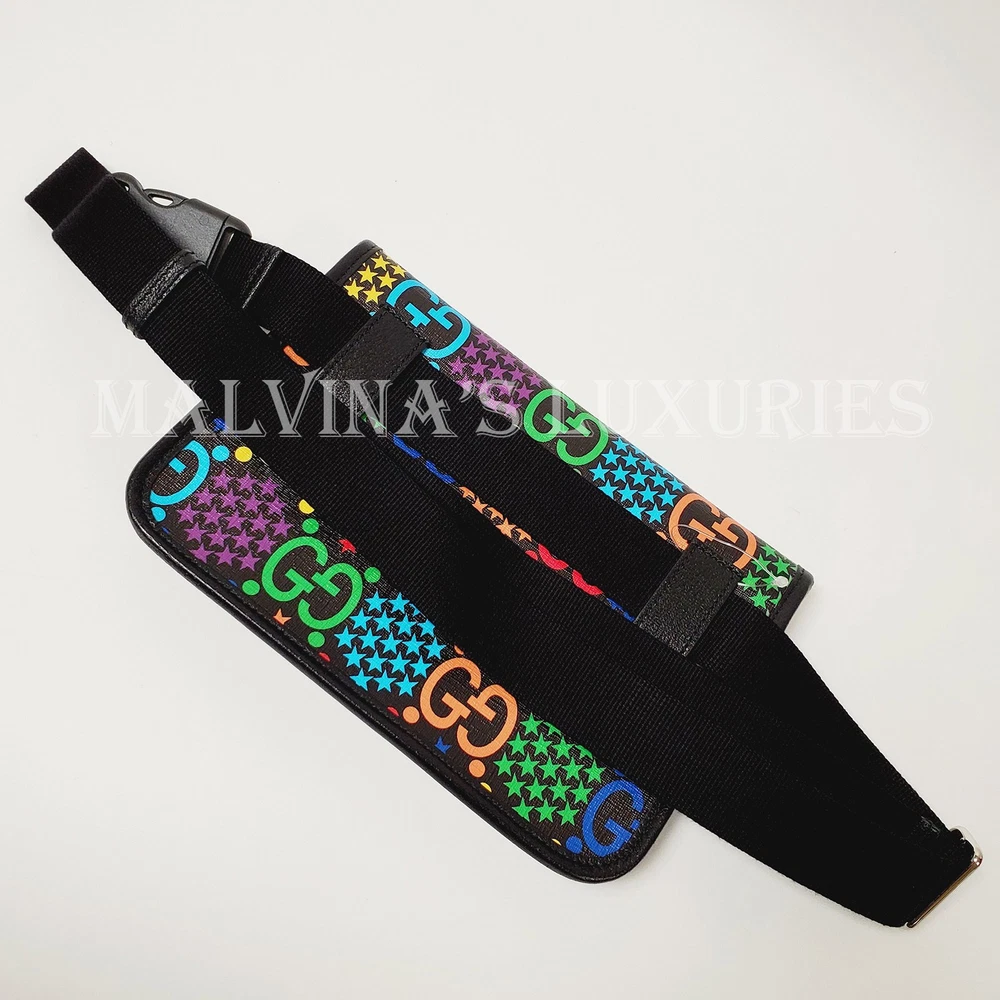 GUCCI GG SUPREME CANVAS BELT BAG PSYCHEDELIC MONOGRAM