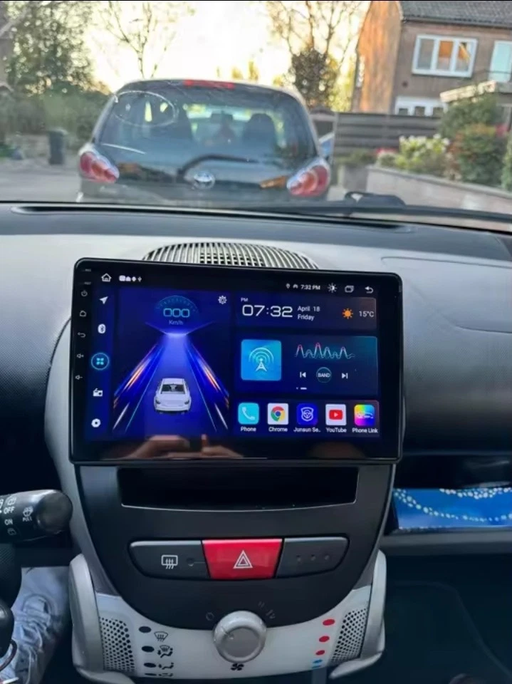 Autoradio stereo Android 10 Pollici per Citroen C1 Peugeot 107 Toyota Aygo - Immagine 3 di 4