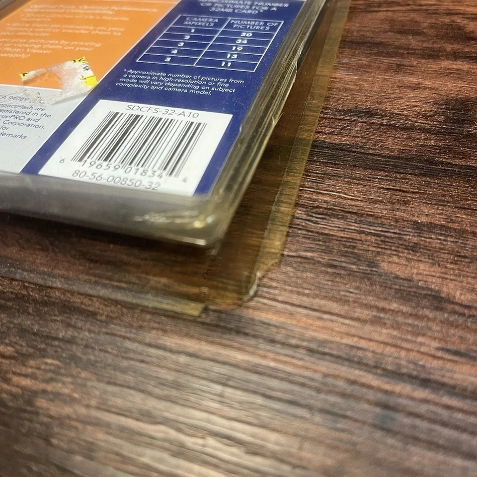 SanDisk Shoot & Store 32MB Compact Flash NOS READ DESCRIPTION - Image 3 of 4