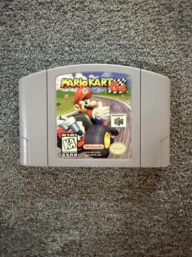 Mario Kart 64 (Nintendo 64, 1997) OEM AUTHENTIC [CARTRIDGE ONLY/TESTED]