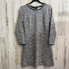 Ann Taylor LOFT Women's 2 Shimmer Tweed Fit and Flare Dress 3/4 Long