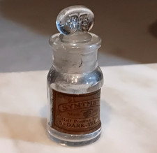 Antique De Trey's Synthetic Half Portion Dental Powder SAMPLE BOTTLE Stopper