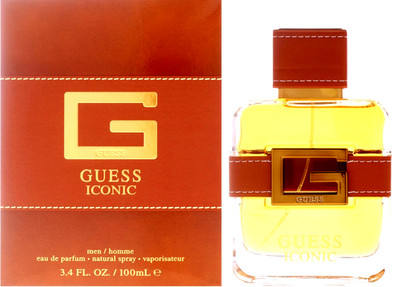 GUESS ICONIC HOMME EAU DE PARFUM SPRAY FOR MEN 3.4 Oz / 100 ML BRAND NEW ITEM!!!