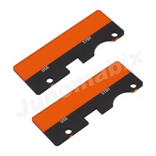 2PCS For King KX-155 KX 155 KX155 Radio Display Recessed Amber Lens Acrylic