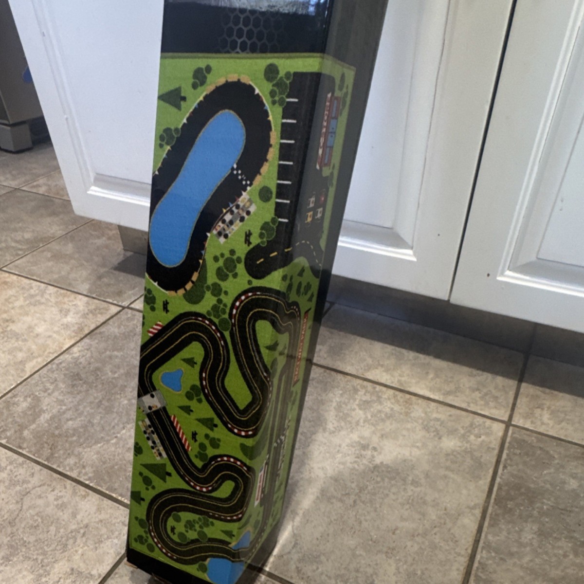Snap On Raceway Playmat with 6 Double Friction Monster Trucks New