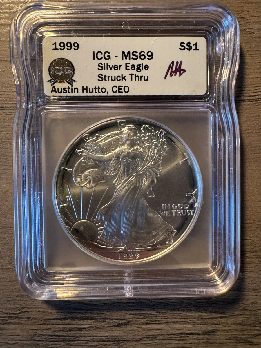 American Eagle MS 69 Graded 1999 Silver Bullion Coins for sale | eBay