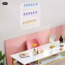 2PCS Scaffale da Esposizione Smalto Acrilico, Scaffale da Esposizione a Parete 6 Animali