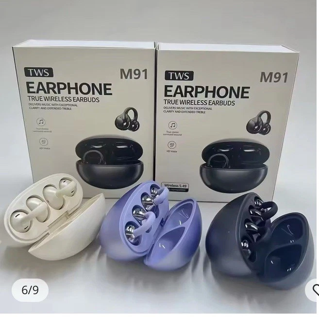 TWS Wireless Bluetooth Headphones Ear Clip Bone Conduction Open Sports Wireless - Image 4 of 4