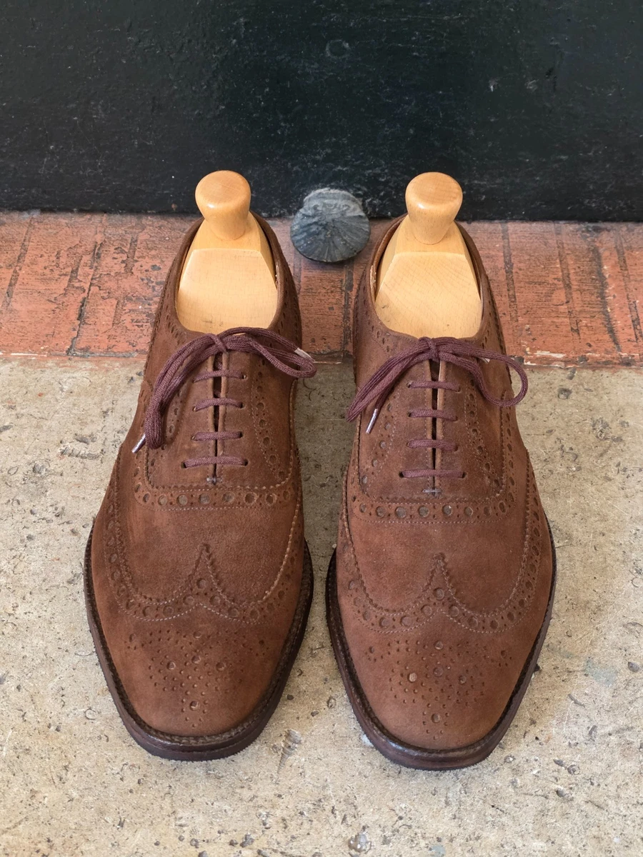 Chaussures Ecco Homme En Daim Marron - Taille 46 EU - Oxford à Lacets - Très Bon État