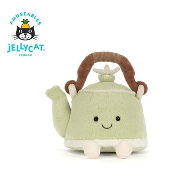 Jellycat Vividdy Teapot Green 7 Inch Soft Toy  for Kids