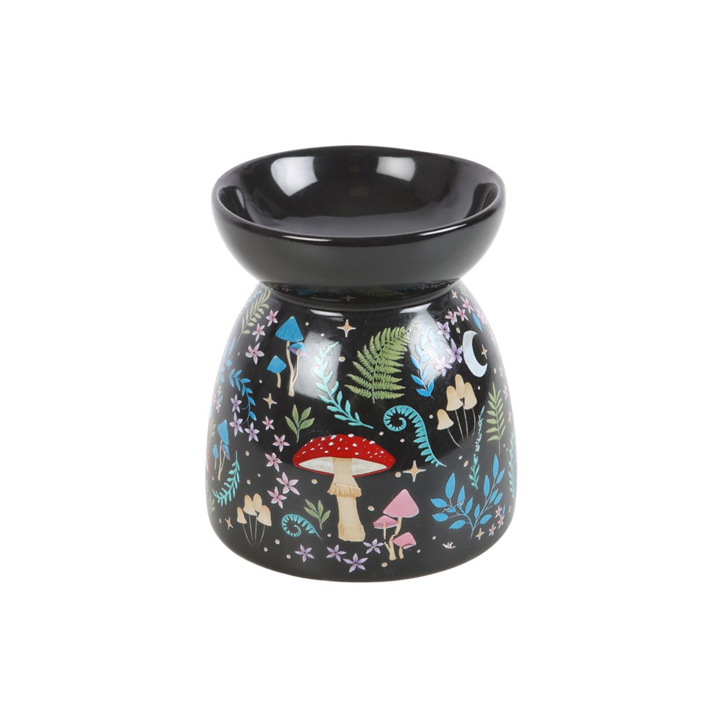  - Ceramic Dark Forest Print Oil Burner - Image 3