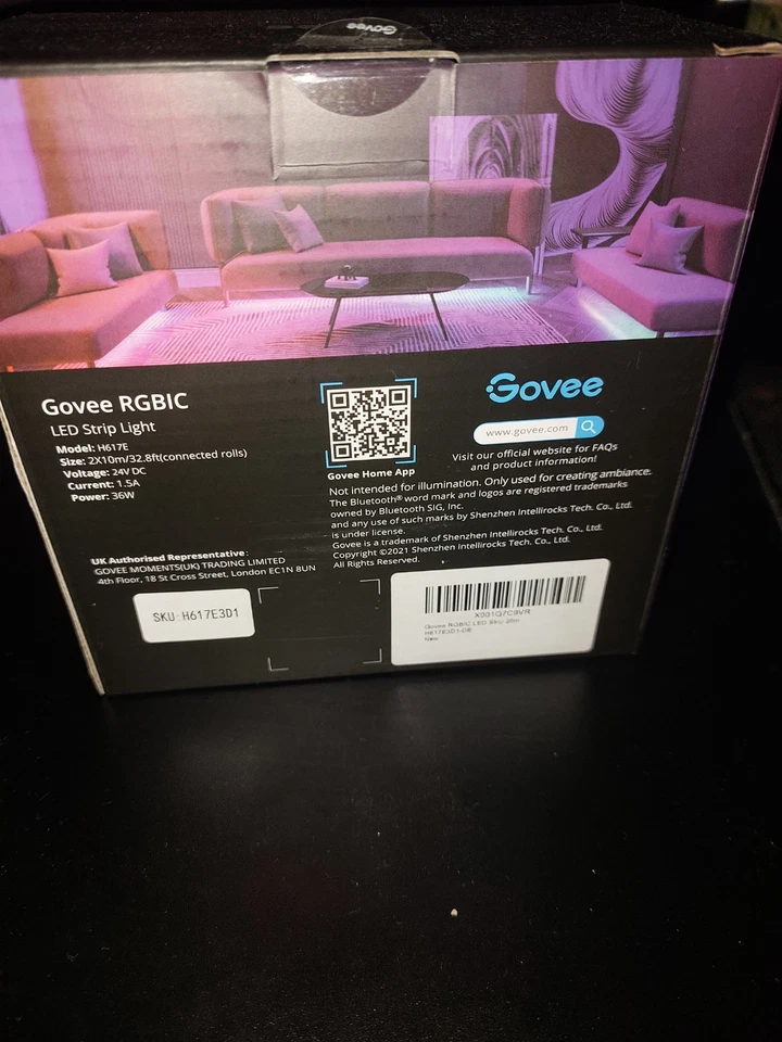 Govee RGBIC LED Strip 20m, Bluetooth LED Streifen, Segmentcontrol, Musik Sync, 6 - Bild 3 von 3