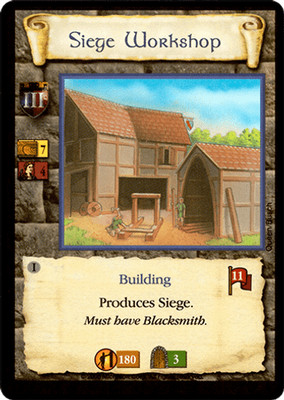 Siege Workshop (European) - Limited - Age of Empires II