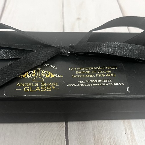 Cuentagotas de agua de whisky de vidrio Angels' Share 8" nuevo en caja hecho en Escocia - Imagen 2 de 8