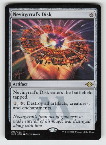 MP-01 Played Nevinyrral's Disk 298 Modern Horizons 2 R