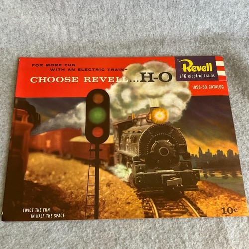Vintage Revell HO Electric Train Catalog 1958-59 Preview of a New Line -11 Pages