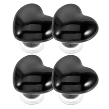 4 Pcs Cute Toilet Button Assist Ceramic Buttons Handles Drawer Pull