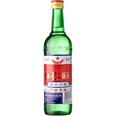 Red Star Er Guo Tou Jui 500ml | Traditionsreicher Chinesischer Baijiu 56% vol.