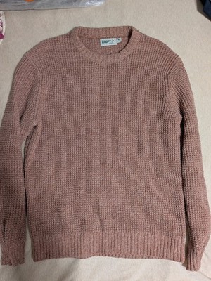 Wellen Headlands Sweater L Huckberry Recycled Cotton Adobe Heather Pink Tan...