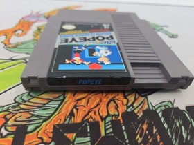 Popeye Nintendo NES 3 Screw Cartridge Only Game Cleaned Pins 1986 Original Rare