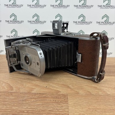 Vtg Polaroid Model 95B Land Camera Speedliner Folding Bellows Instant 1957-61