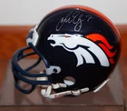 John Elway Signed Denver Broncos Mini Helmet Riddell Super Bowl XXXIII MVP COA