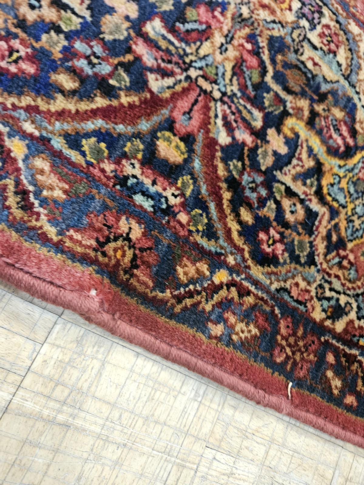 10x16 KARASTAN ANTIQUE MULTICOLOR PANEL KIRMAN 717 PALACE SIZE 100% WOOL RUG VGC