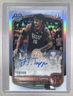 JT Toppin 2025 Bowman Chrome #CPA-JT Refractor 1st RC Auto /499
