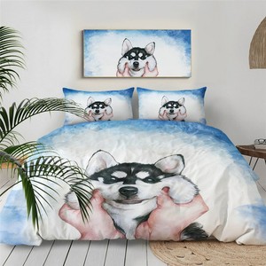 siberian husky bedding set