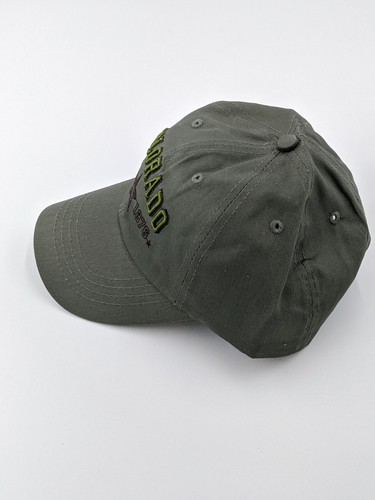 Colorado Est. 1876 Baseball Cap Adjustable Gray/Green - Picture 4 of 5