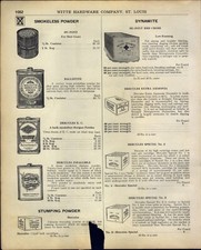 1926 PAPER AD Red Cross Dynamite Hercules Remington Air Rifle Shot Powder