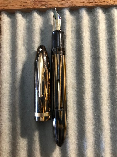 Sheaffer Oversized Balance pen, near mint condition, gold stripes - Picture 6 of 7