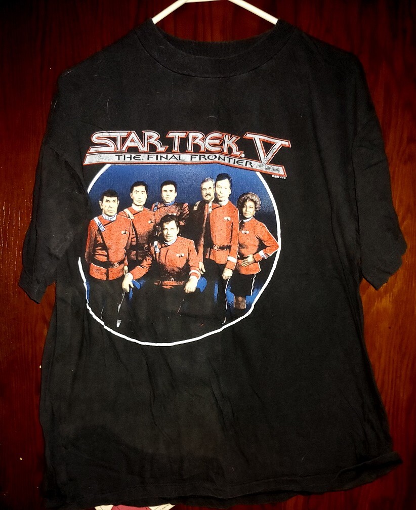 その他ブランド / 80s/star trek v the final frontier/Tシャツ/--/-- Vintage 1989 Star Trek V: The Final Frontier T-Shirt - Large | eBay