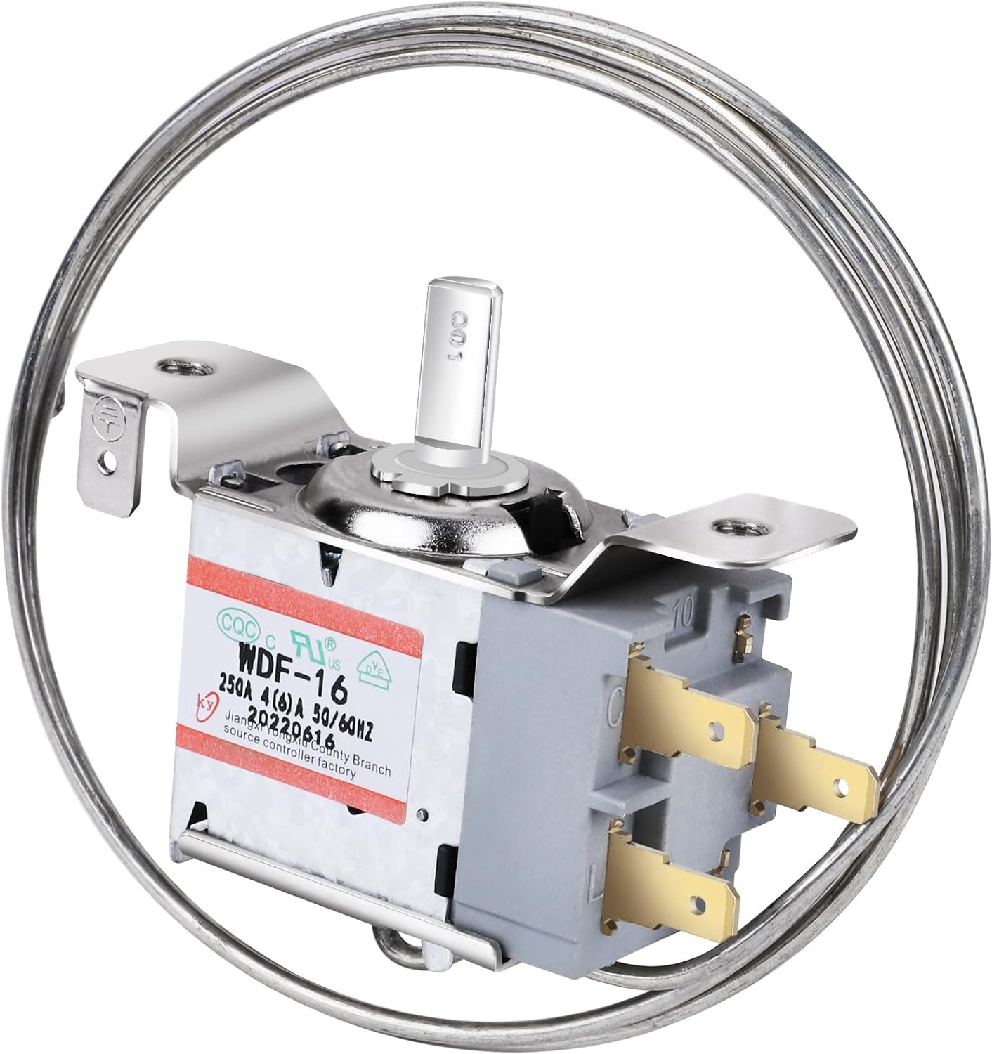 Mini Fridge Thermostat, 3 Pin WDF-16 Universal Freezer Refrigerator Thermostat