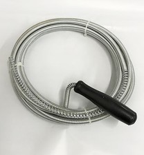 NEW 3m Long Drain Pipe Plunger Cleaner Waste Kitchen Sink Snake Toilet Rod