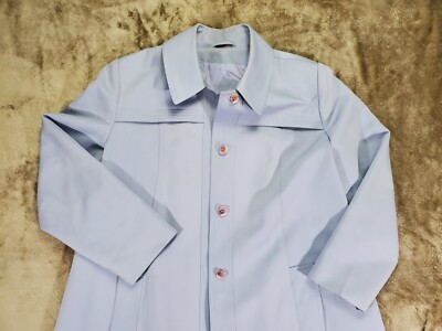 Classic Pettites Women's Light Blue Dress Coat Formal Party w/ Pockets Size  18 | eBay