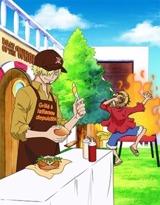 One Piece x Burger King [LIMITED EDITION x UNOPENED] - Sanji T