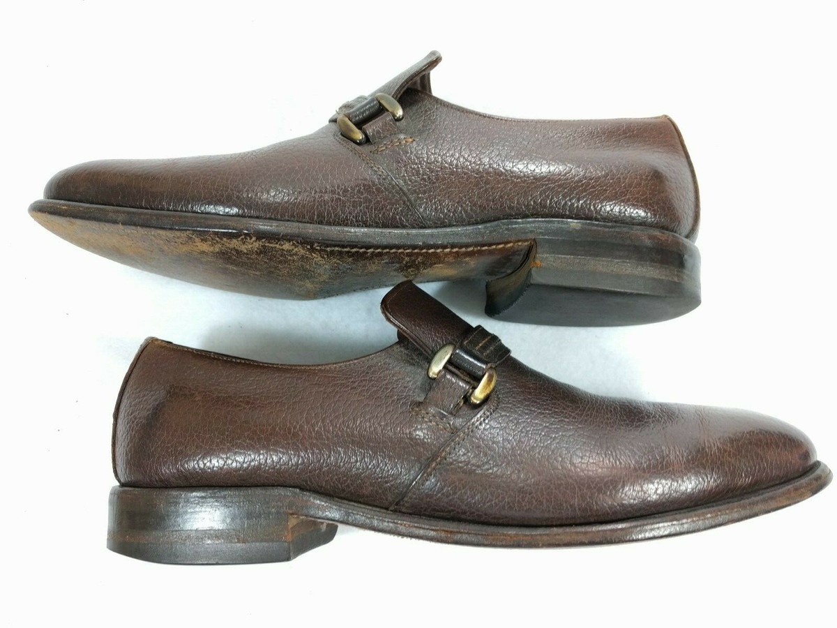 vintage ALLEN EDMONDS USA BEL-AIRE Brown HorseBit slip on  display picture 1
