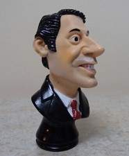 BUSTE FIGURINE d'Antoine de Caunes époque des guignols de l'info sur Canal +